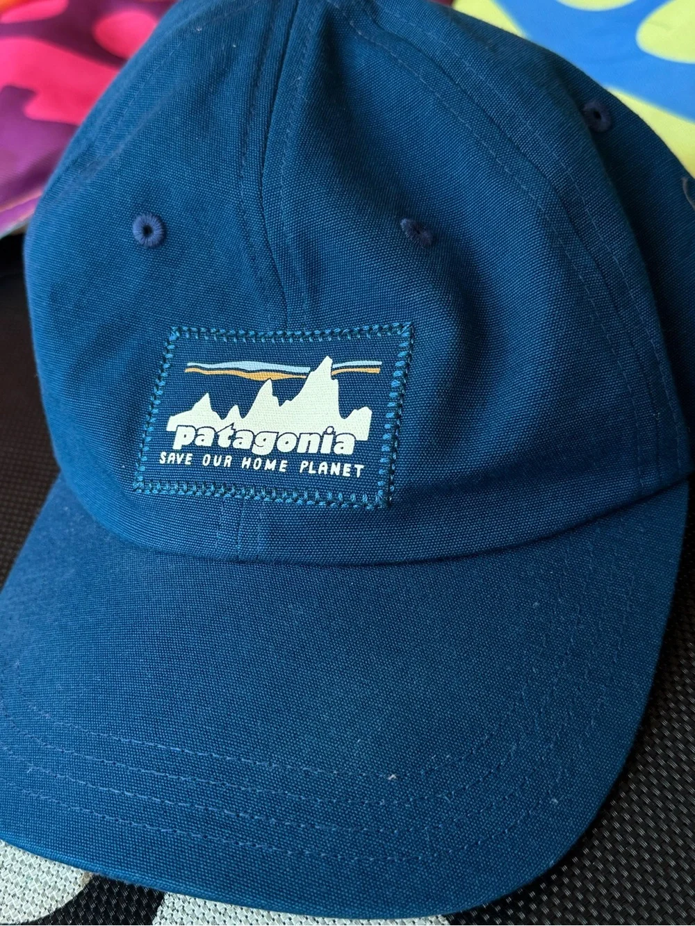 Patagonia ’73 Skyline Trad Hat Cap Lagom Blue “Save Our Home Planet”
